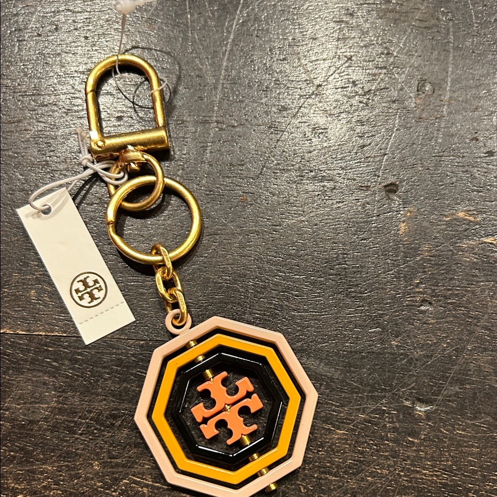 Tory Burch Gold and Pink Keychain - Picture 5 of 5